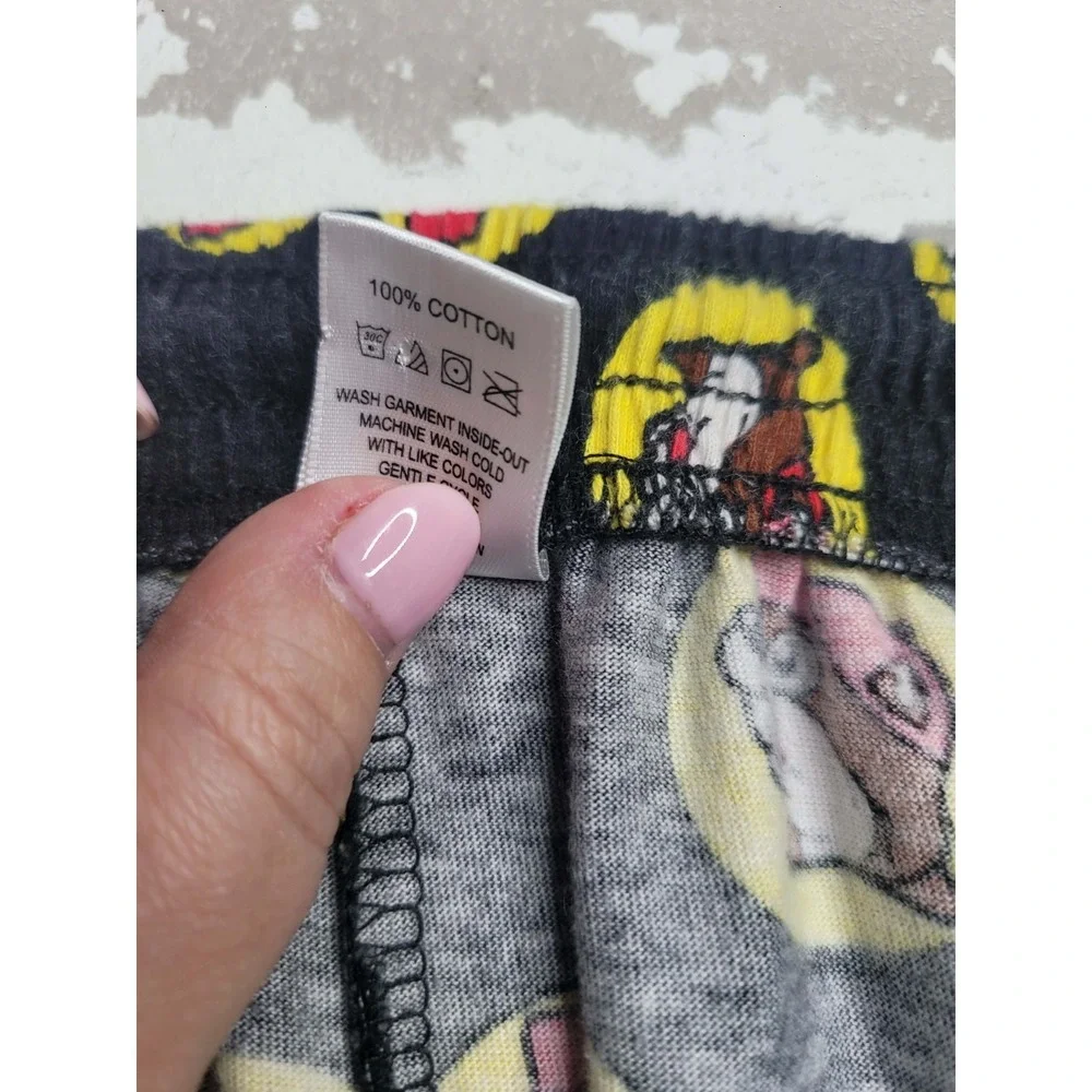 BUC-EE'S PAJAMA PANTS‎ Beaver Logo Pockets Cotton Drawstring Women's SMALL